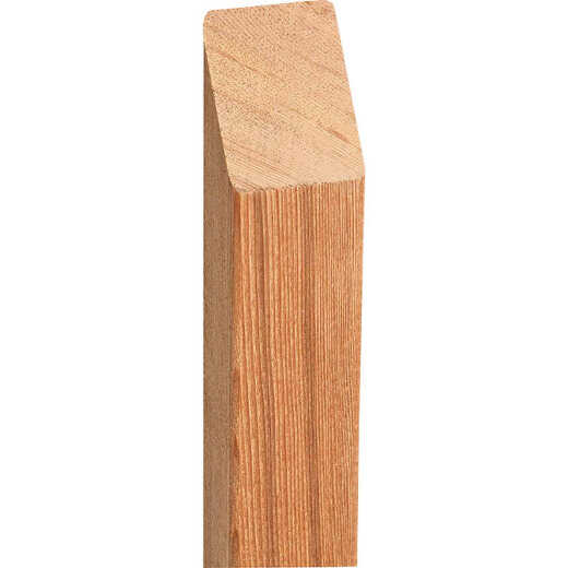 Real Wood 2 In. x 2 In. x 42 In. Cedar One Angled In Baluster